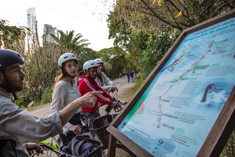 Buenos Aires: Full Day Bike Tour with Lunch - The ecological reserve is a ride-by stop