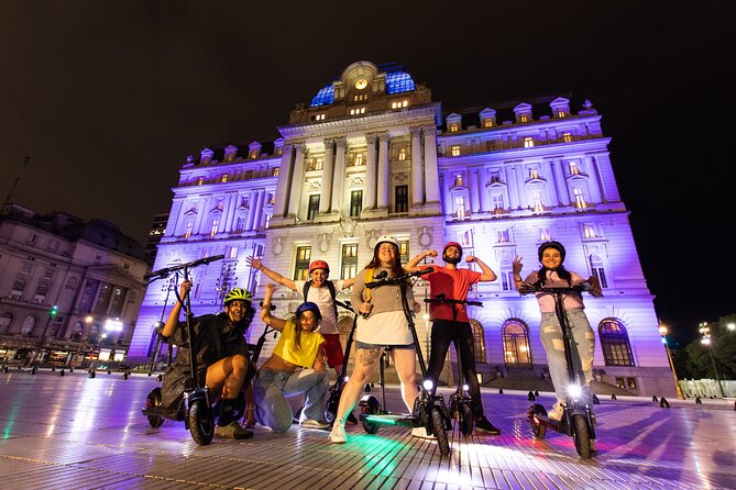 Buenos Aires Night Tour on Electric Scooter - Malvinas memory, Luna Park, and the city’s emotional side