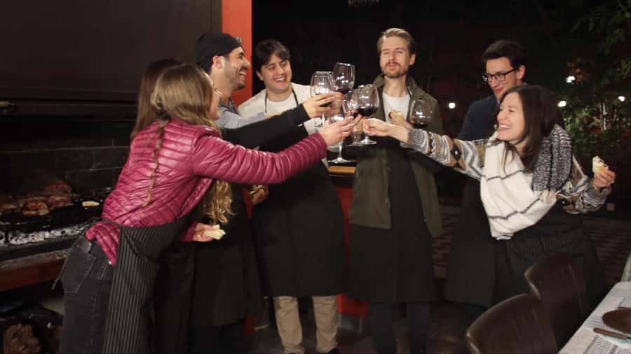 Secrets of Asado in Buenos Asado, BBQ and Dinner - The family setting and group atmosphere