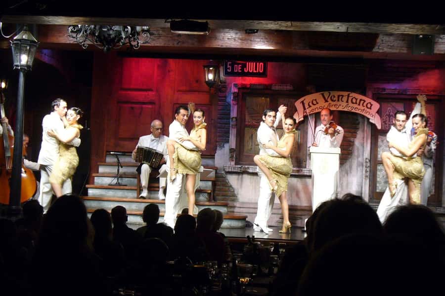 Tango show in La Ventana with optional Dinner - The Evita Segment and the Show’s Big Finish