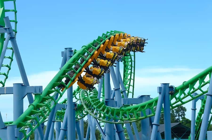 Tigre: Parque de la Costa Ticket & Transfers - Seven coasters and the vertigo zone