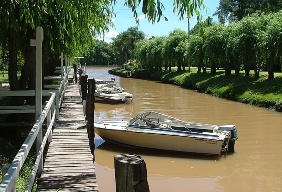 Tigre with Lunch overlooking the River and Navigation - Paseo Victorica and the Tigre Art Museum gardens