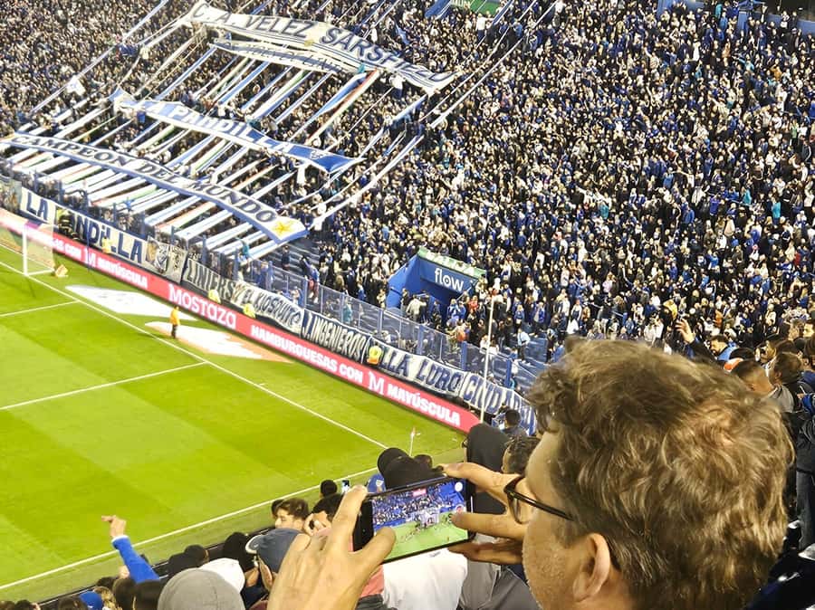 Velez Sarsfield Football Match - Getting through the gate with a local host